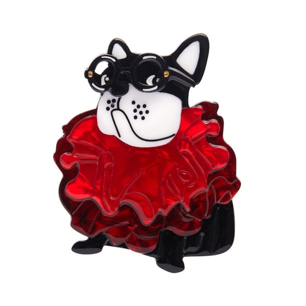 Ruff Ruff-les Mini Brooch (sold out!) Erstwilder Iris Apfel